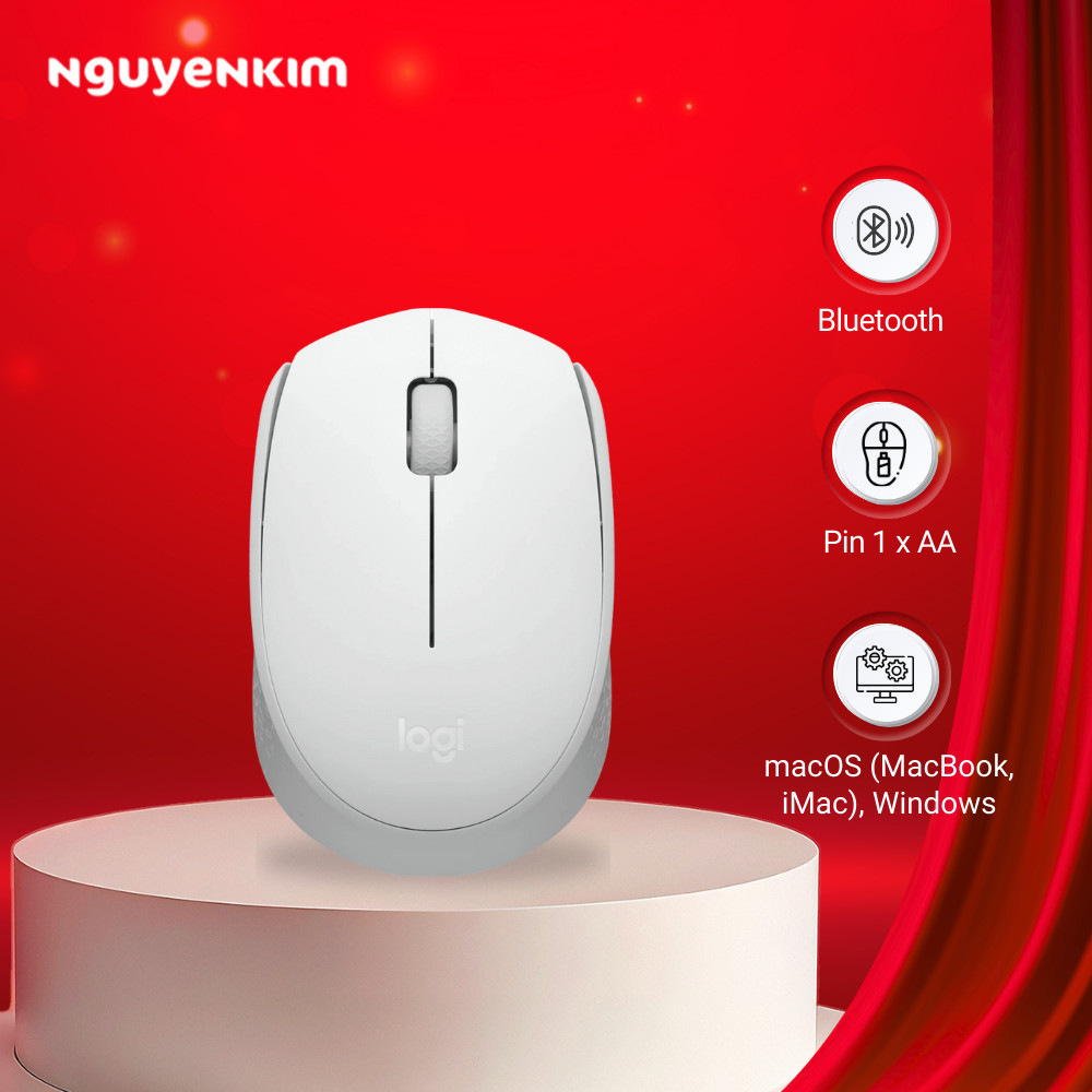 Chuột không dây Logitech M171 Trắng