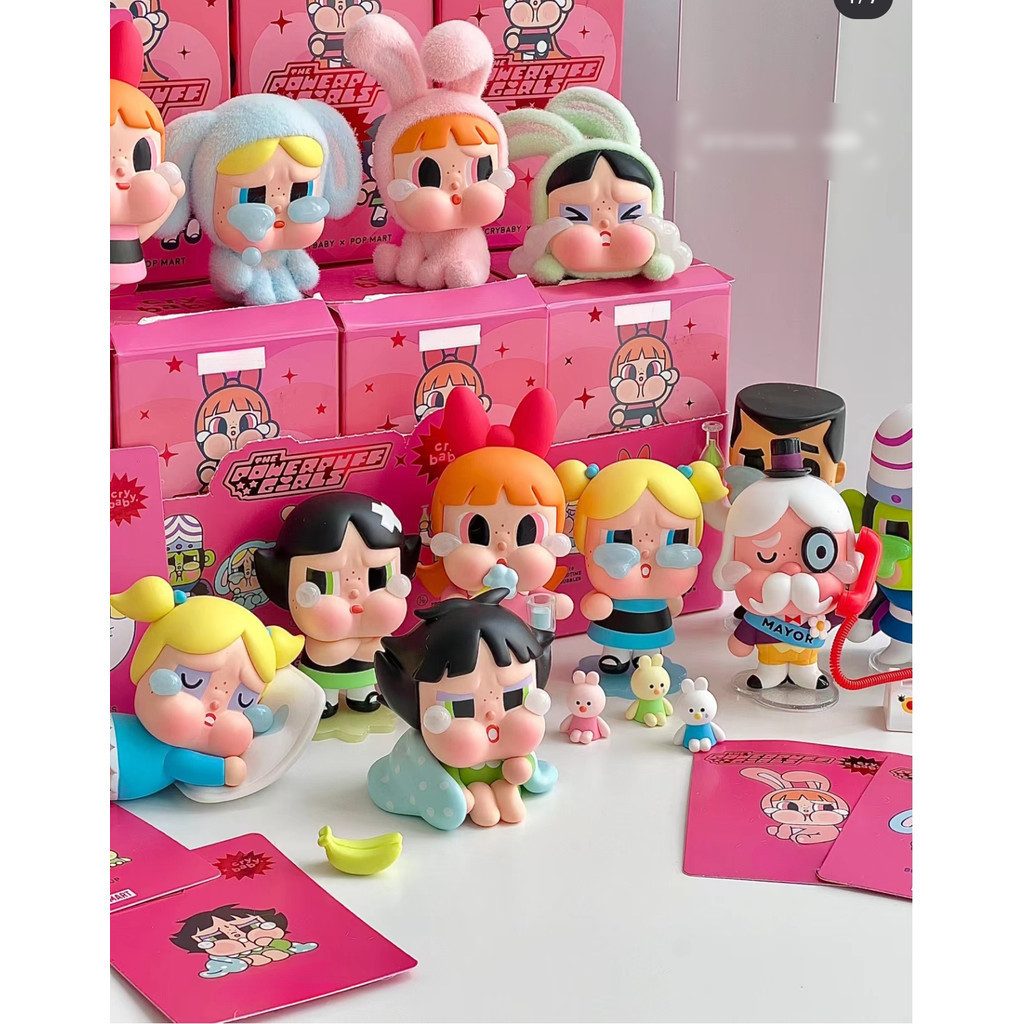 Đồ chơi nghệ thuật CRYBABY x Powerpuff Girls chính hãng
