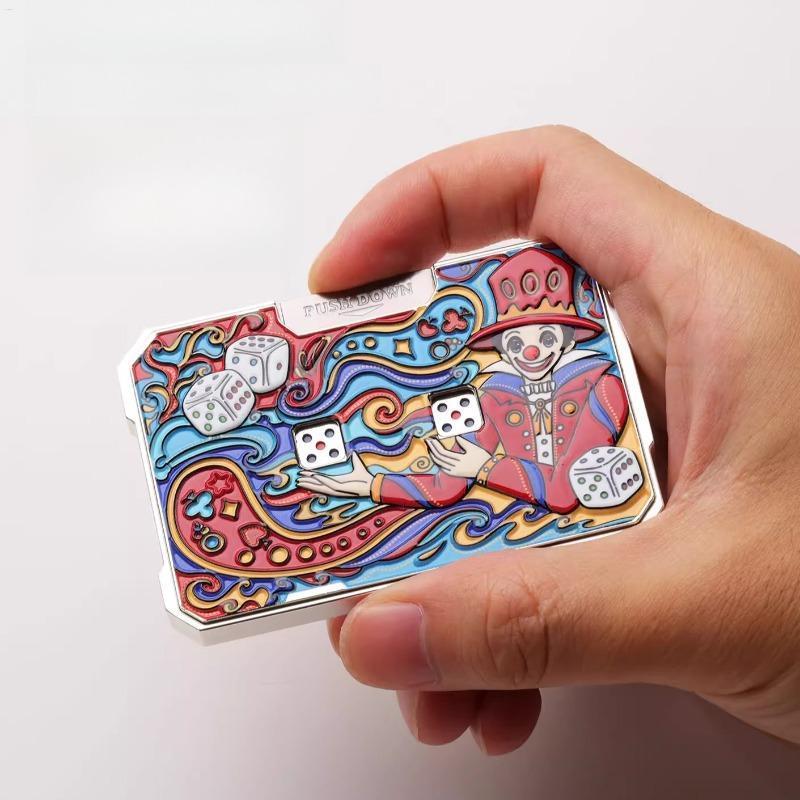 EDC Cơ Xúc xắc Fidget Spinner Kim loại Xúc xắc Roulette Báo chí Xoay Fidget Con lăn Spinner Quay Top