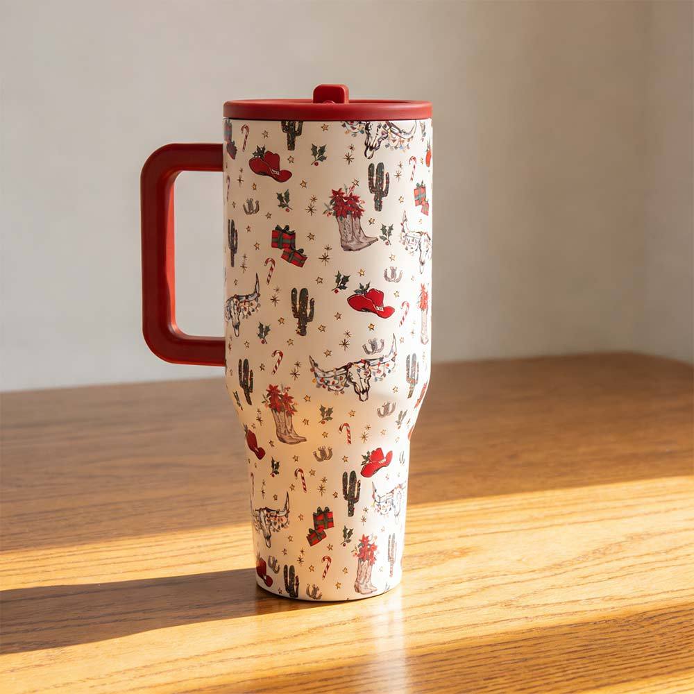 40oz Flip Straw Tumbler Leakproof Cold water bottle Portable Insulated tumbler