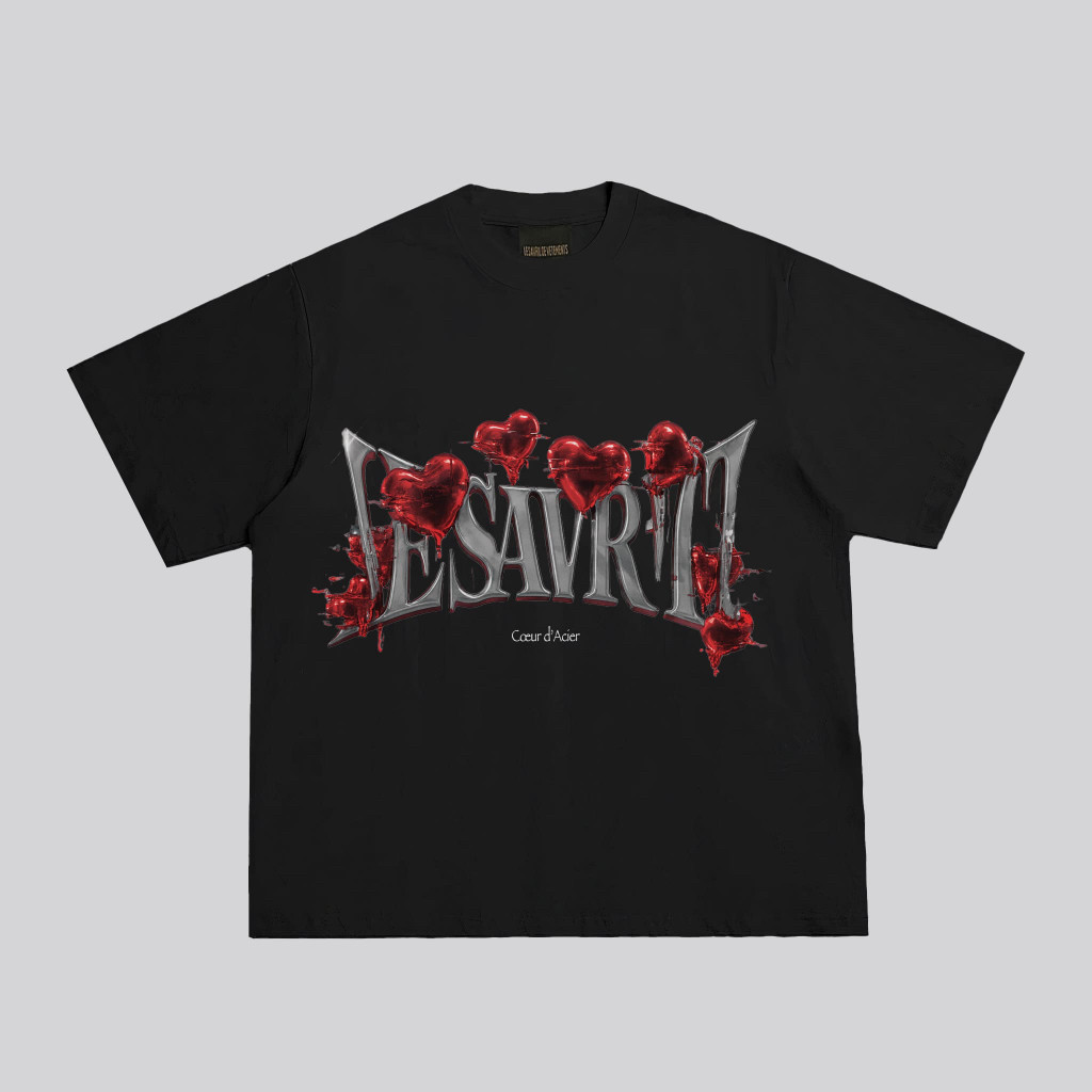 Áo Thun Coeur D’Acier T-Shirt - Lesavril de Vetements