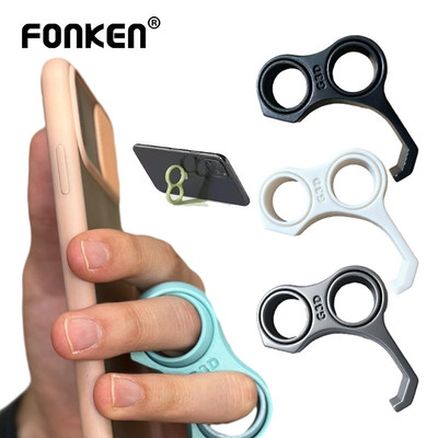 Fonken Creative Grip Holder Giảm căng thẳng Giá đỡ điện thoại ngón tay tiện dụng Nhỏ gọn Tiện lợi Giá đỡ đa năng