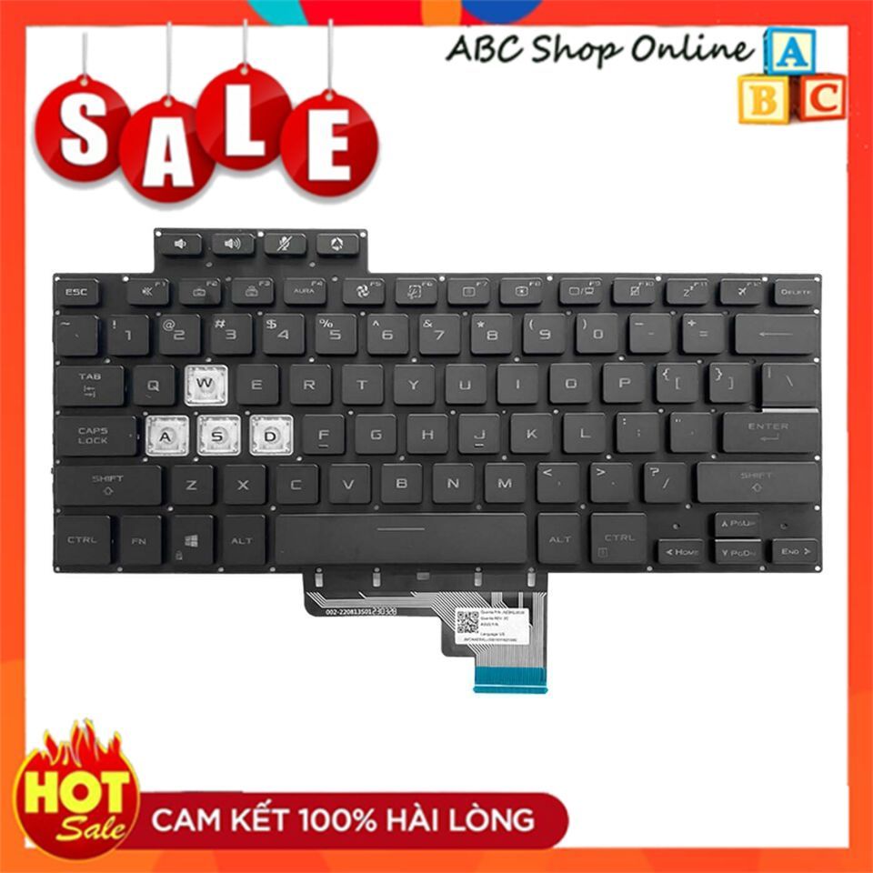 Bàn Phím Laptop ASUS TUF DASH FX516 FX516P FX516PR FX516PM FX516P FX516PR FX516PM FX516PE FA516
