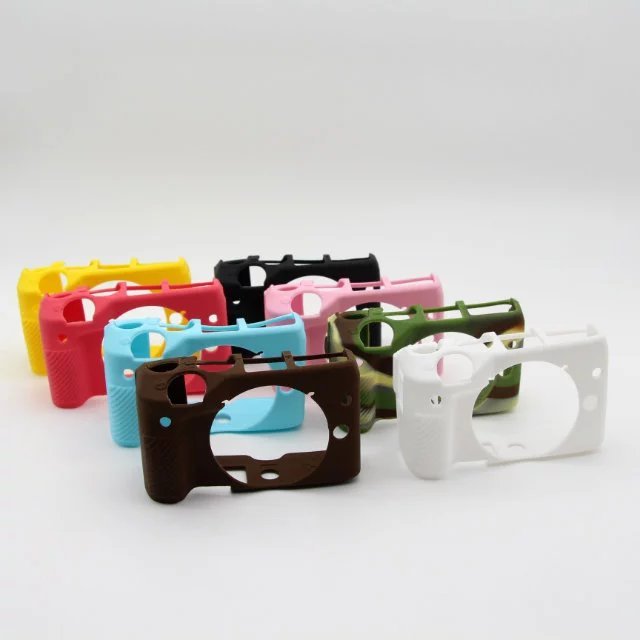 Túi Silicon Mềm Bảo Vệ Camera Vỏ Bảo Vệ Thân Máy Ảnh Dành Cho Canon E0S M3 EOSM3 Túi Máy Ảnh Cao Su 