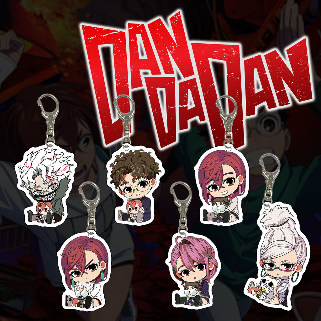 Móc chìa khóa dandadan Ken takakura Momo Ayase Seiko aira shiratori Granny Turbo Grandma