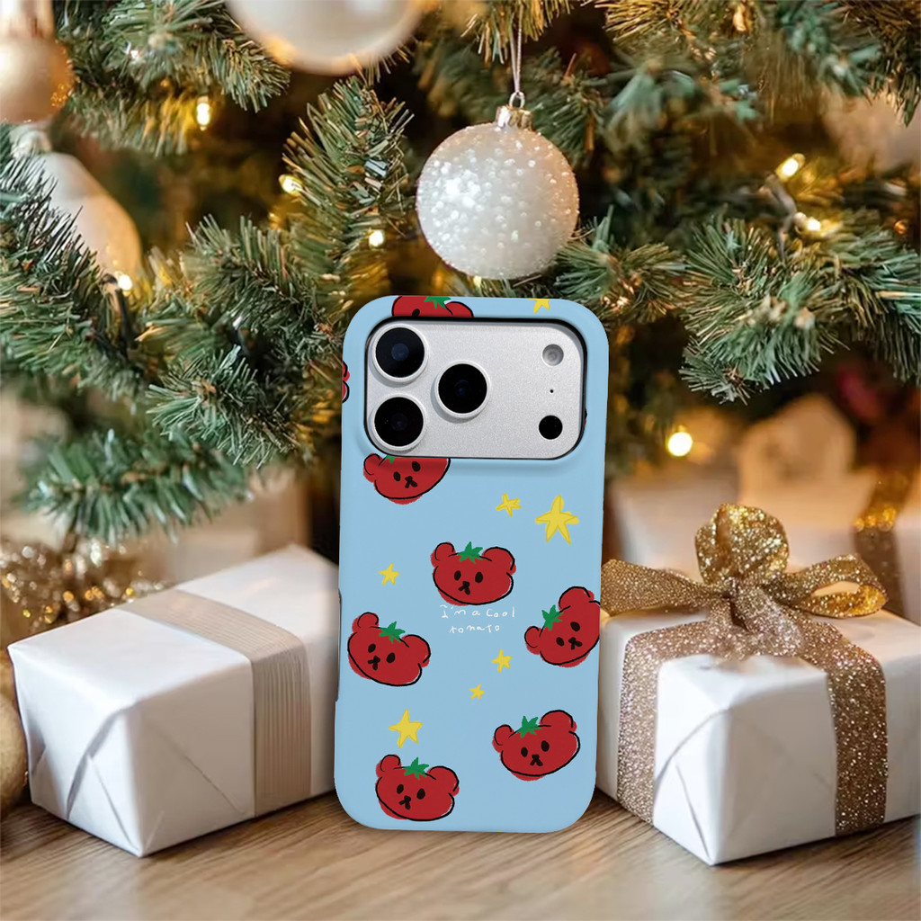 Ốp điện thoại hình gấu cà chua Iphone 11 11 Pro 11 Pro Max Iphone 12 12 Pro 12 Pro Max 13 13 Pro 13 