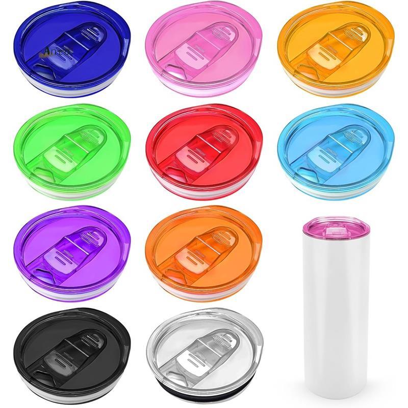 10 Gói 20 Oz Skinny Tumbler Nắp Thay Thế Phù Hợp Cho 20oz Thăng Hoa Tumblers Splash Trượt Bao