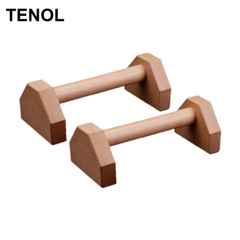 TENOL 2 Miếng Push up Bar Parallettes Bar Gear Tập thể dục di động Thể dục tại nhà
