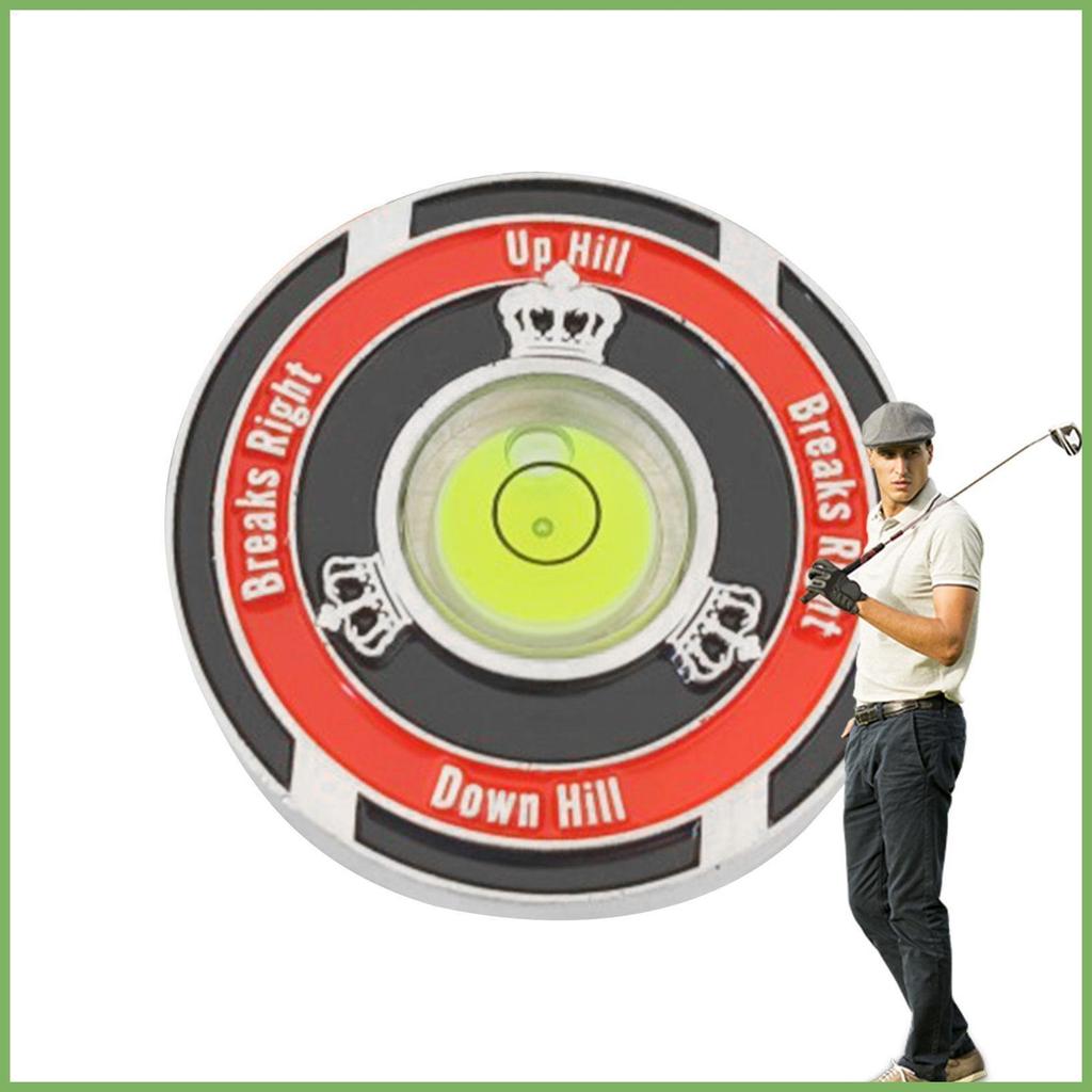 Poker Chip Golf Ball Marker High Precision Golf Accessories For Men Golf Ball Marker Reading Aid Gol