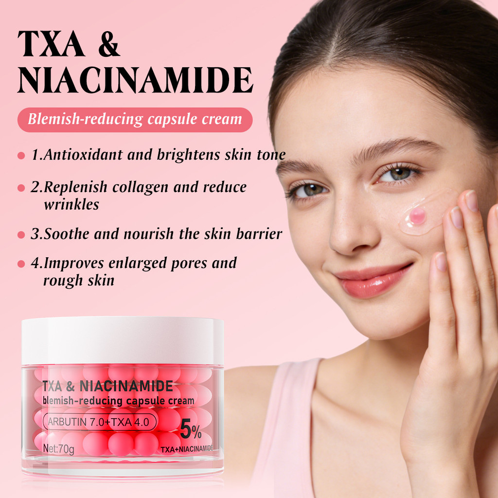 [Khuyến nghị của cửa hàng] Amino Acid TXA Amino Capsule Cream Kem dưỡng ẩm mặt Pop Beads Ball Essenc