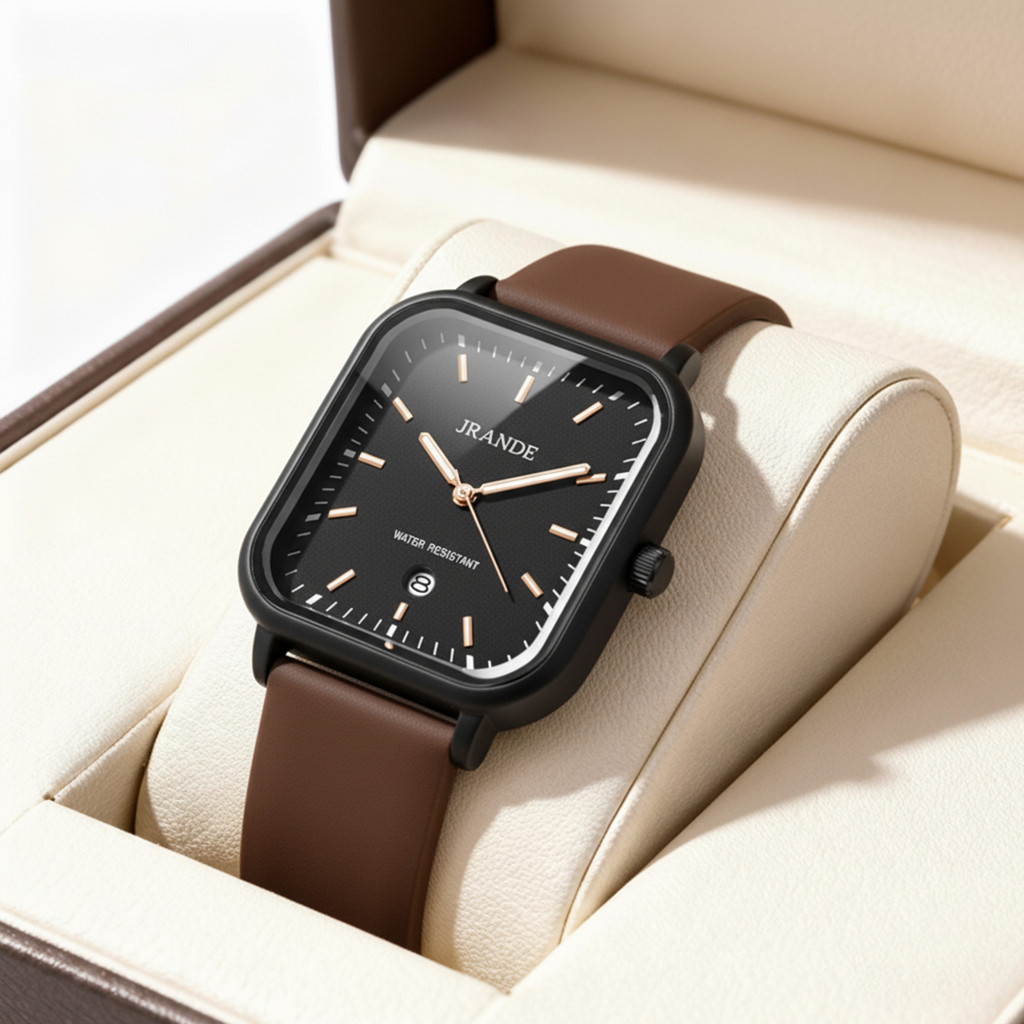 Đồng hồ nữ JRANDE Đồng hồ thạch anh sinh viên thông thường Đồng hồ silicon phát sáng