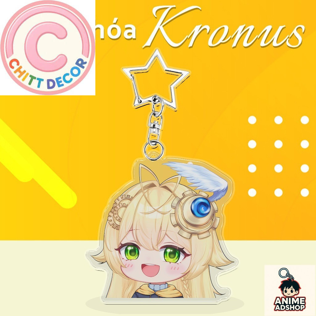 Móc khóa Kronus Vtuber -Anime