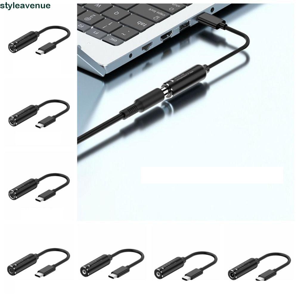 Cáp sạc STYLEAVENUE Type-C sang DC Jack, Cáp sạc DC đầu vào DC PD 65W sang Type-C, Tệp chuyển Đầu ra