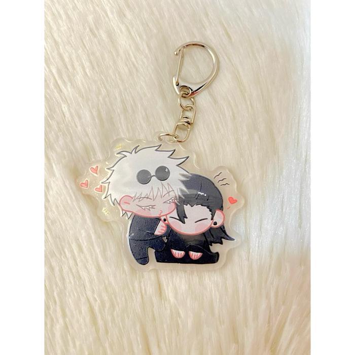 JUJUTSU KAISEN JJK GOJO SATORU GETO KEYCHAIN GANTUNGAN KUNCI MURAH ACRYLLIC AKRILIK YUHI ITADORI YUT