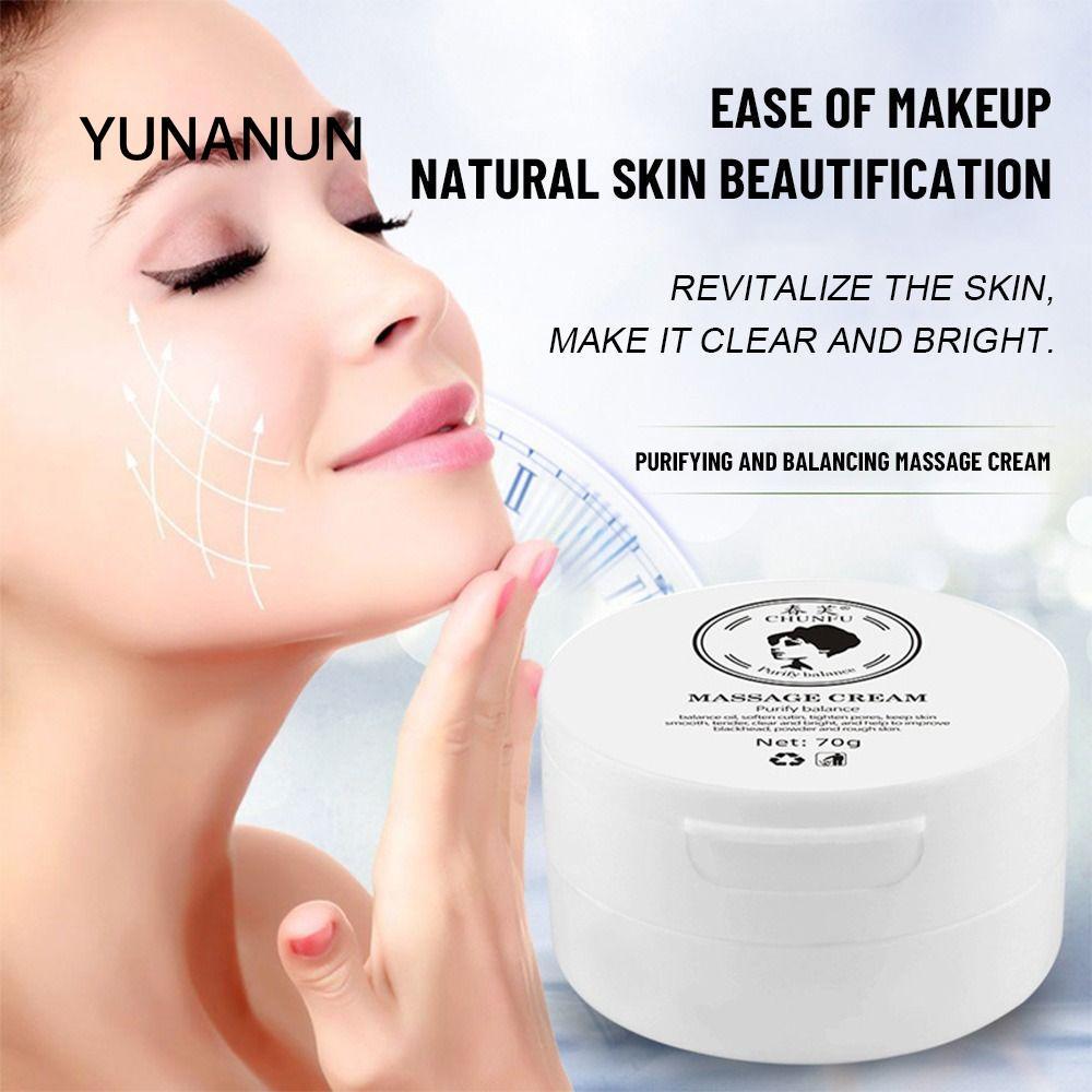 YUNAUN Clean Shrink Hair Bright Skin Care Kem Massage bù nước chống lão hóa