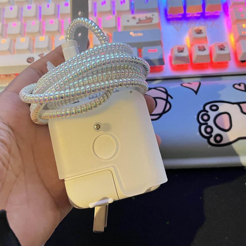 Thích hợp cho Apple 30W 35W 70W Sạc Bảo Vệ macbook Máy Tính air / pro Cáp Dữ Liệu Dây Cuộn Dây