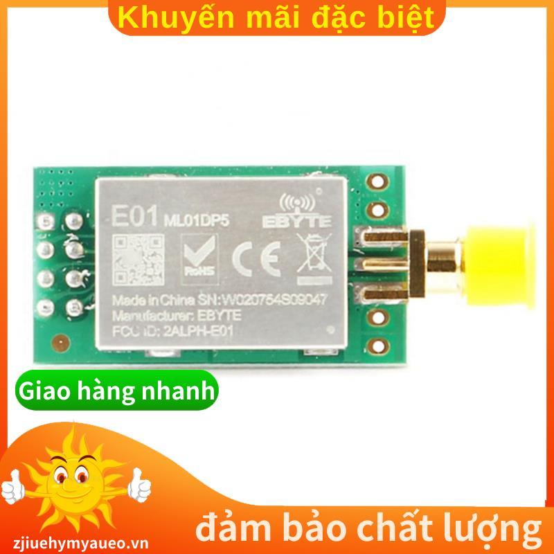 Mô-đun thu phát không dây E01-ML01DP5 NRF24L01P + PA + 2.4G 2500M Mô-đun không dây điều khiển từ xa.