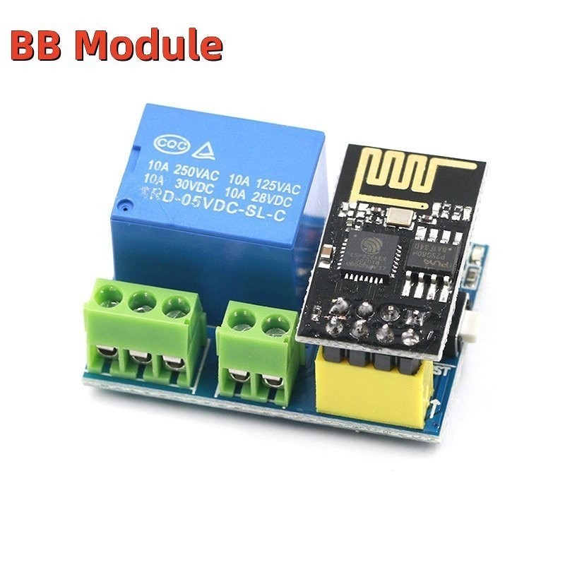 022 [HCM] Mô Đun Rơ Le wifi Điều Khiển Từ Xa Thông Minh ds18b20 Dc11 rgb esp-01 esp8266 5v