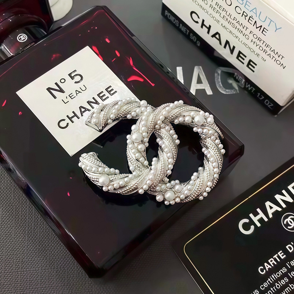 Trâm ngọc trai nữ sang trọng, ánh sáng lấp lánh - Thương hiệu Chanel phiên bản chính hãng