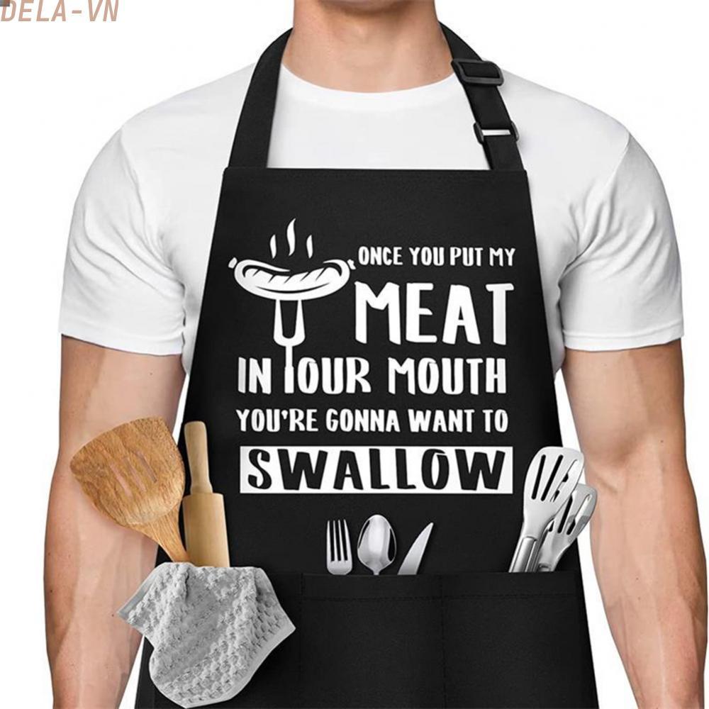 Baking Apron Comfortable Apron Machine Washable Apron Grilling And Baking#DELA