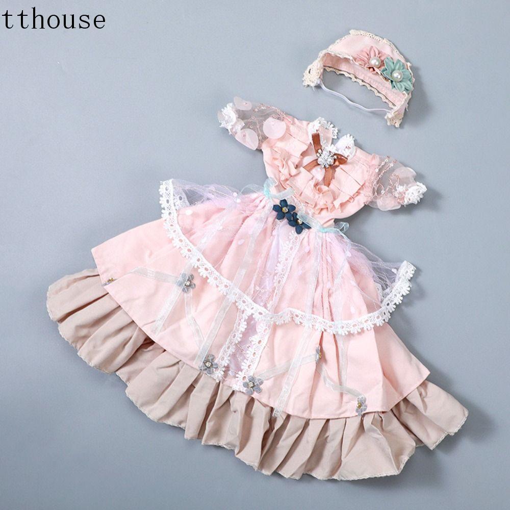 Váy treo công chúa TTHOUSE 60cm, Quần áo búp bê BJD 1 / 3 tinh tế Rococo, Váy bé gái Đồ chơi DIY Đẹp