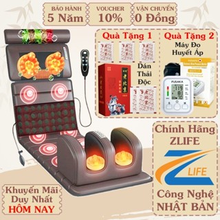 Máy massage toàn thân nhật bản, đệm ghế massage chính hãng ZLIFE Z30, matxa cổ vai gáy lưng chân