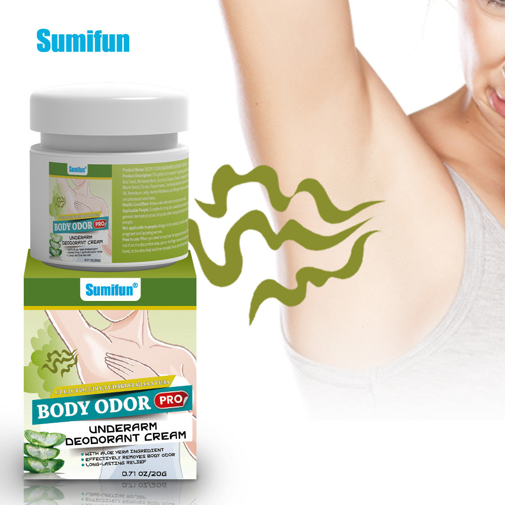 Hàng sẵn có Vận chuyển nhanh Sumifun Aloe Vera Kem mùi cơ thể Nách Nách Mùi Kem Thuốc Chăm sóc mùi c