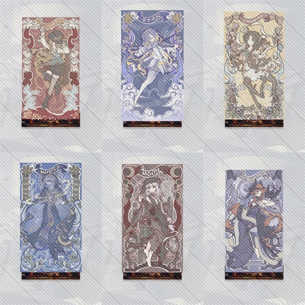 Standee Reverse: 1999 mô hình mica acrylic 15cm trang trí bàn học làm việc phong cách bài Tarot game