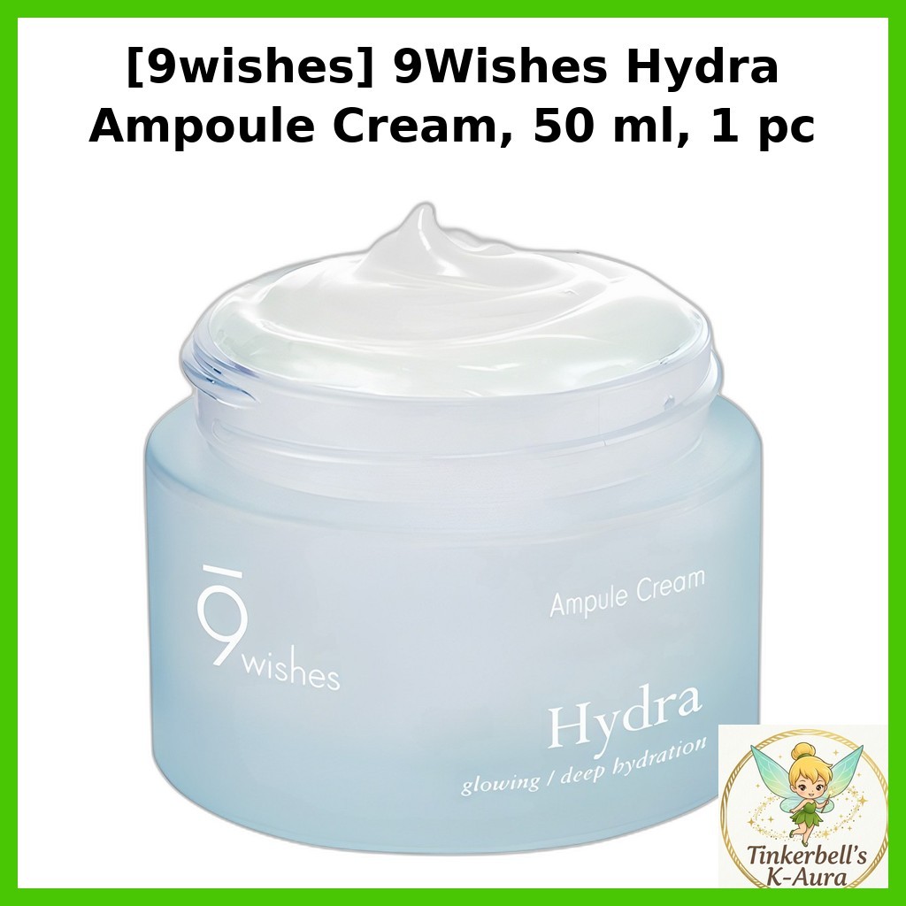 [9wishes] Kem dưỡng ẩm 9Wishes Hydra Ampoule, 50 ml, 1 cái / Kem Ampoule Hàn Quốc / Hoàn thiện sương