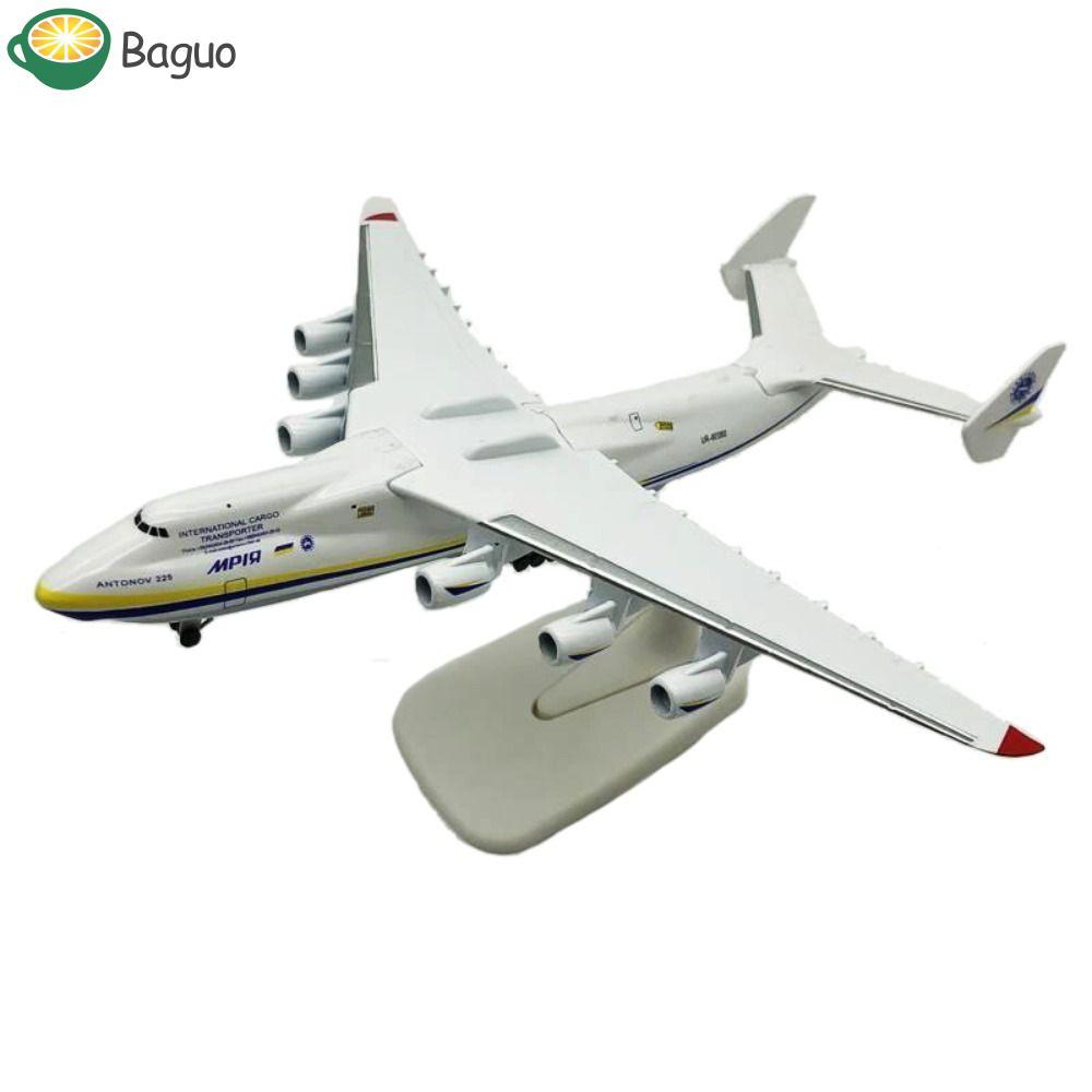 BAGUO Antonov an-225, Máy bay mô hình Diecast AN225 tỷ lệ 1 / 400, Bộ sưu tập mô hình máy bay hợp ki