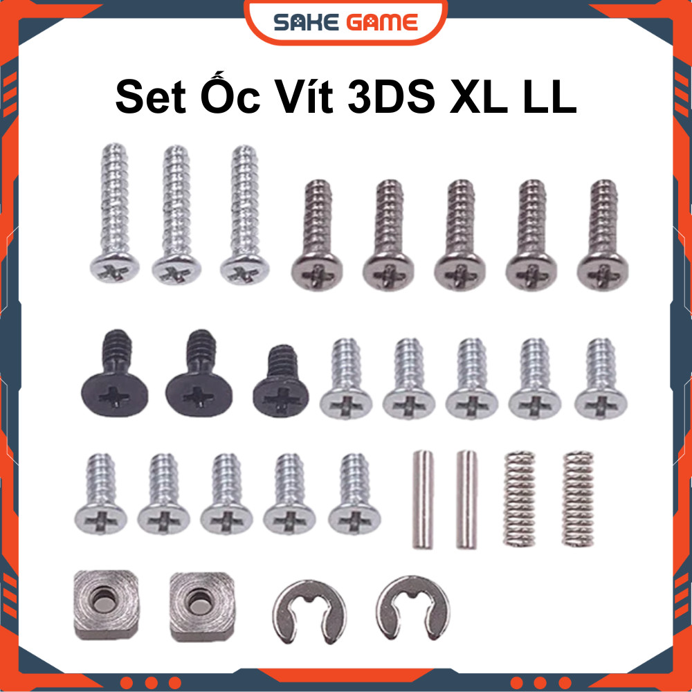 Set Ốc Vít 3DS XL Set Ốc Vít 3DS LL Bộ Ốc Vít 3DS XL Bộ Ốc Vít 3DS LL Set Ốc Vít 3DS XL LL