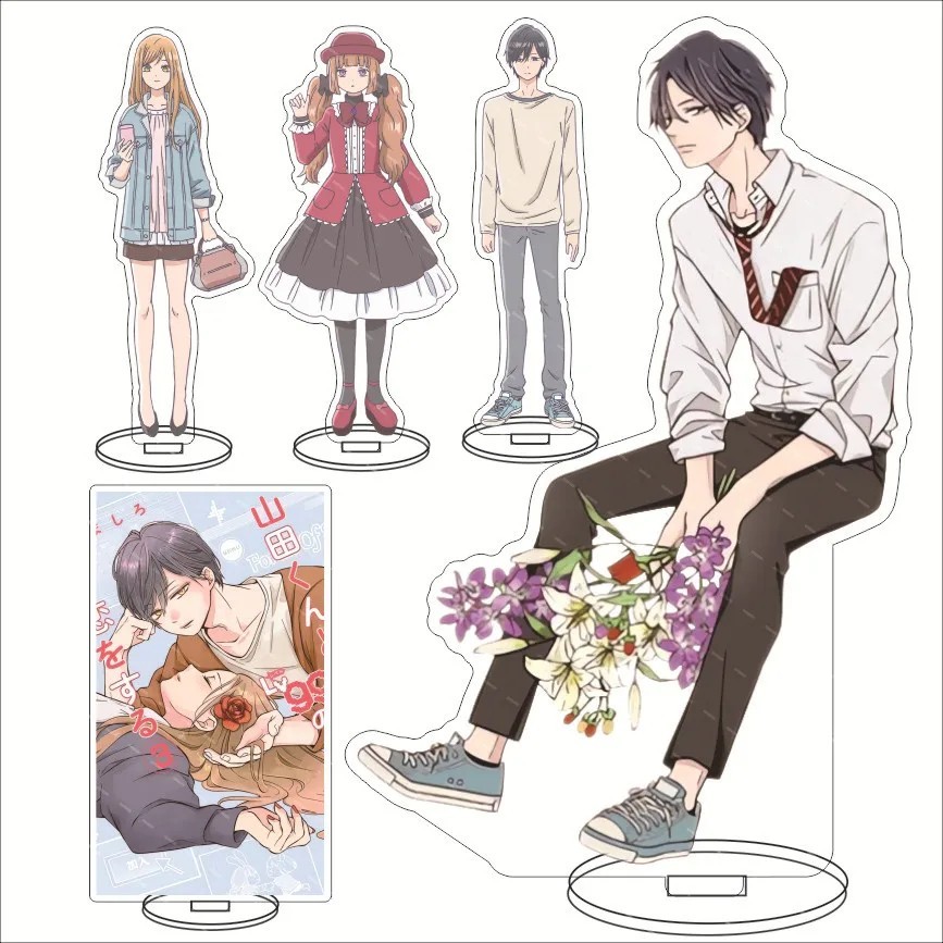 Standee Anime Yamada-kun to Lv999 no Koi wo Suru Mô Hình Acrylic Yêu Yamada Ở Cấp Độ 999 Trang Trí B