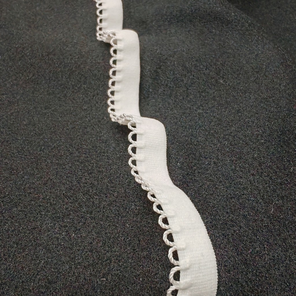 1.3cm Co Giãn Co Giãn Webbing Cong Edge Nhỏ Vòm Quần Lót Quần Áo Giày Mũ Nhà Vải Phụ Kiện Ren BMP2