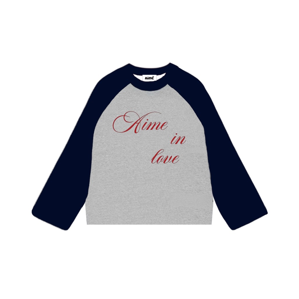 [Ver6] Áo Thun Tay Dài Raglan Cotton Long Sleeve Sọc Boxy AIMÉ Form Rộng Cổ Tròn Unisex Nam Nữ Basic Áo Mùa Hè | BigBuy360 - bigbuy360.vn
