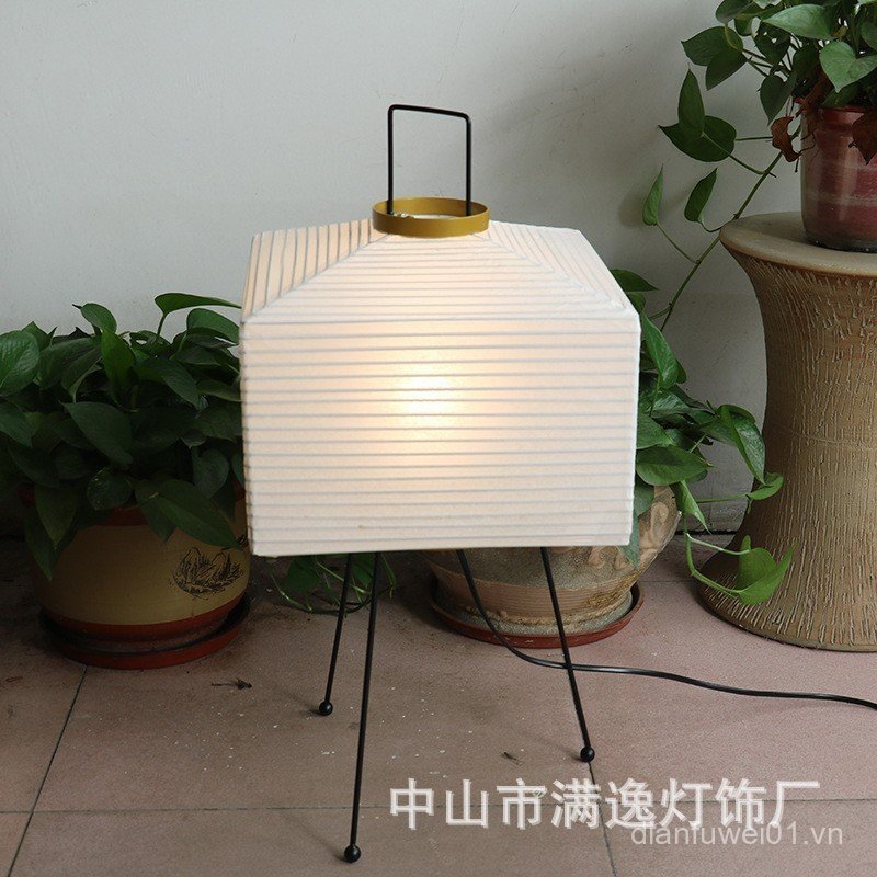 Bán chạy phong cách Nhật Bản Yuu Noguchi Rice Paper Lamp Đèn bàn đứng sàn B & B Phong cách cô đơn Ph