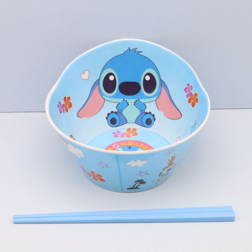 New Product#Stitch-shaped bowl cartoon children's tableware home bowl and plate set cute rice bowl s