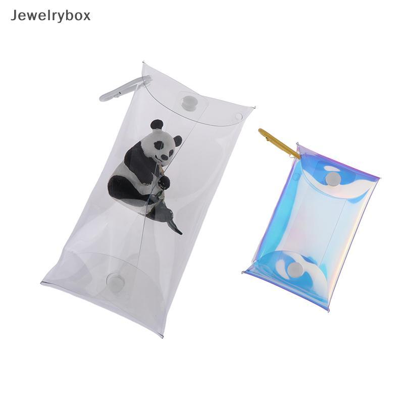 [JLB] Túi trưng bày búp bê Anime Mini Ví đựng tiền xu trong suốt Móc khóa Mặt dây chuyền Túi vuông H