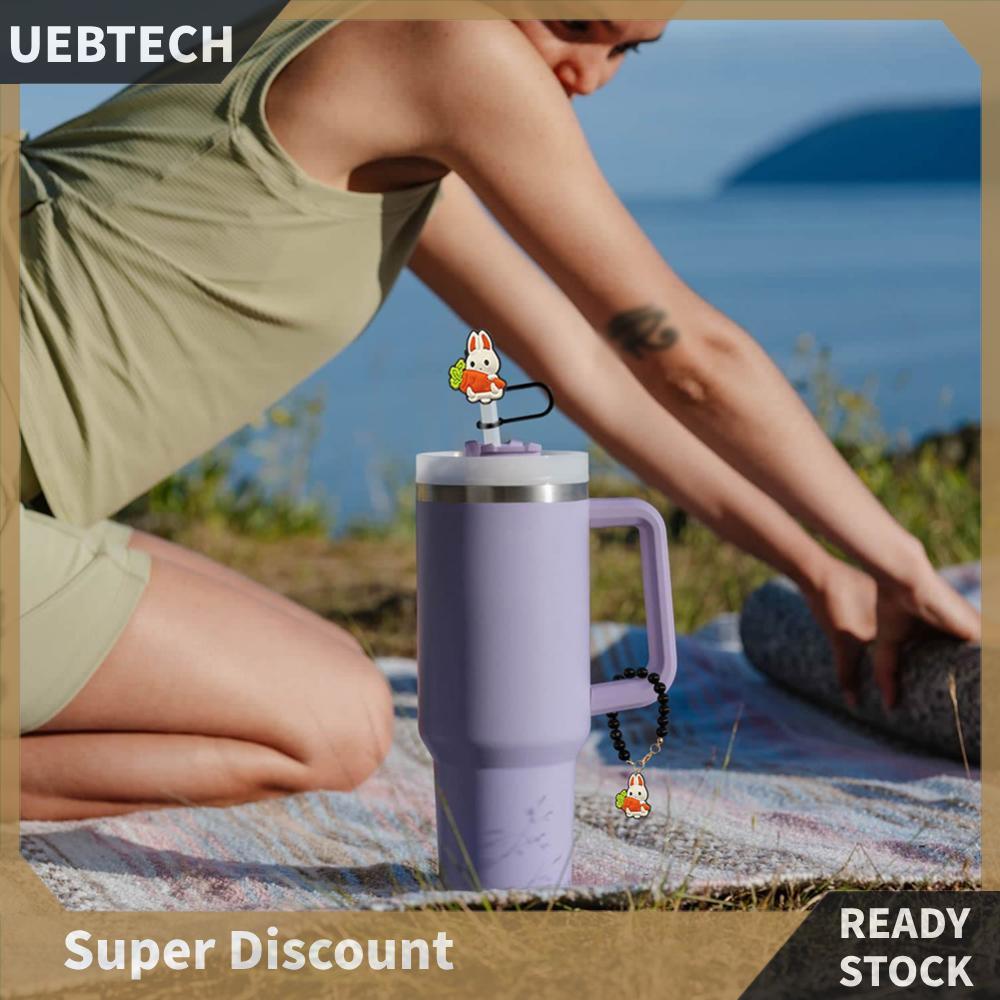 Nắp Thỏ Acrylic Quyến Rũ cho Stanley 40oz Tumbler Có Tay Cầm