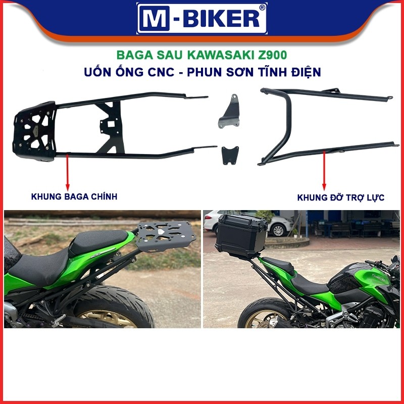 Baga Kawasaki Z900, Baga gắn thùng cho Kawasaki Z900, Cảng sau Z900 chính hãng MBIKER