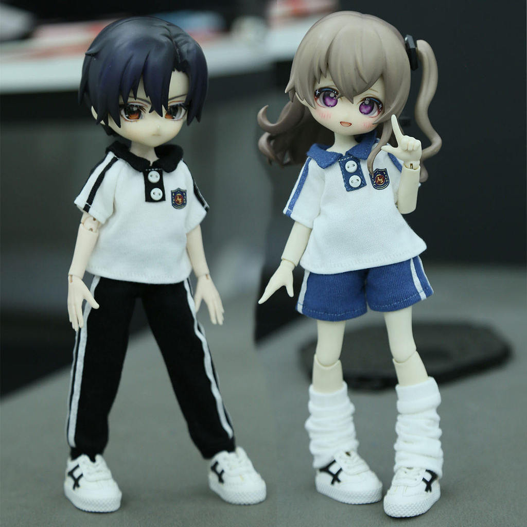 BABYBELL 3.0 Quần Áo 1 / 12BJD Quần Áo Đồng Phục Đi Học Phù Hợp Với Quần Short Quần