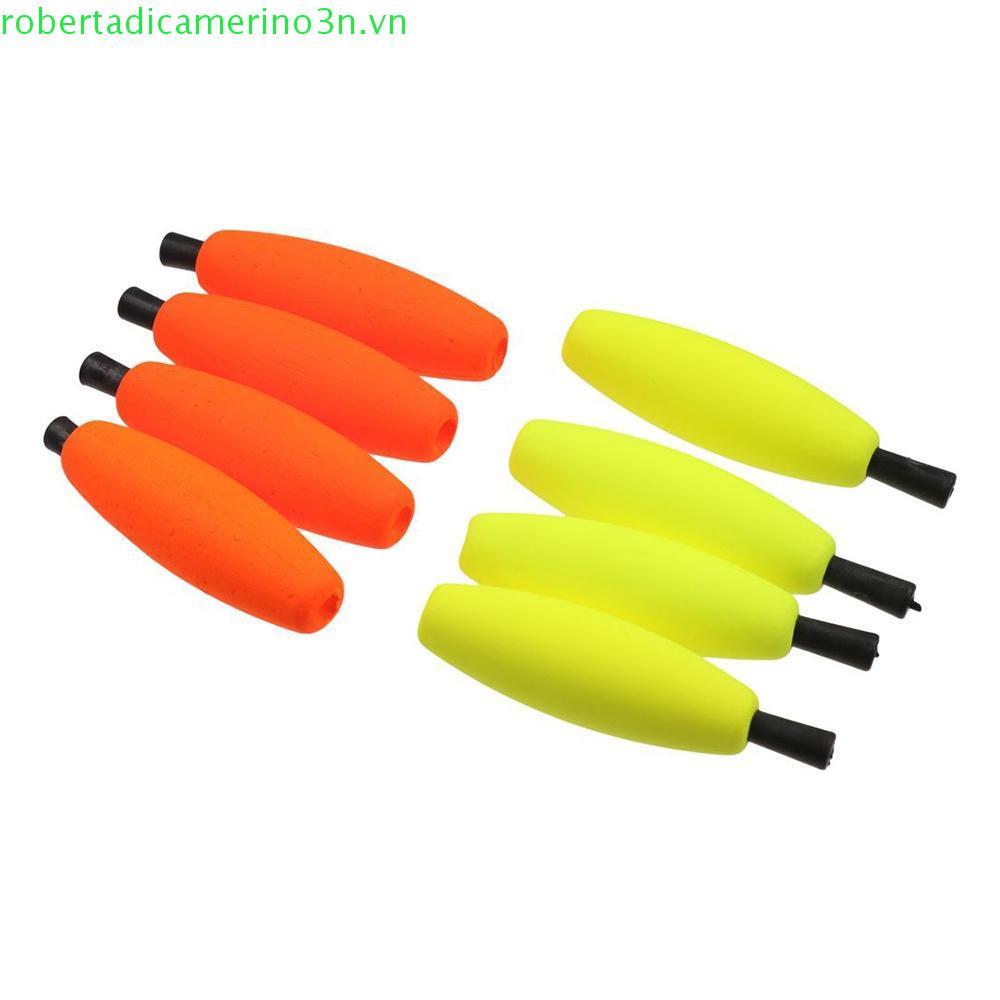 FYRON 10 Chiếc Xì Gà Nổi, Có Ống Cắm Bọt Cứng Câu Cá Đúc Dài, Phao Nổi Ống S M L XL Phao Câu Cá Nhẹ 