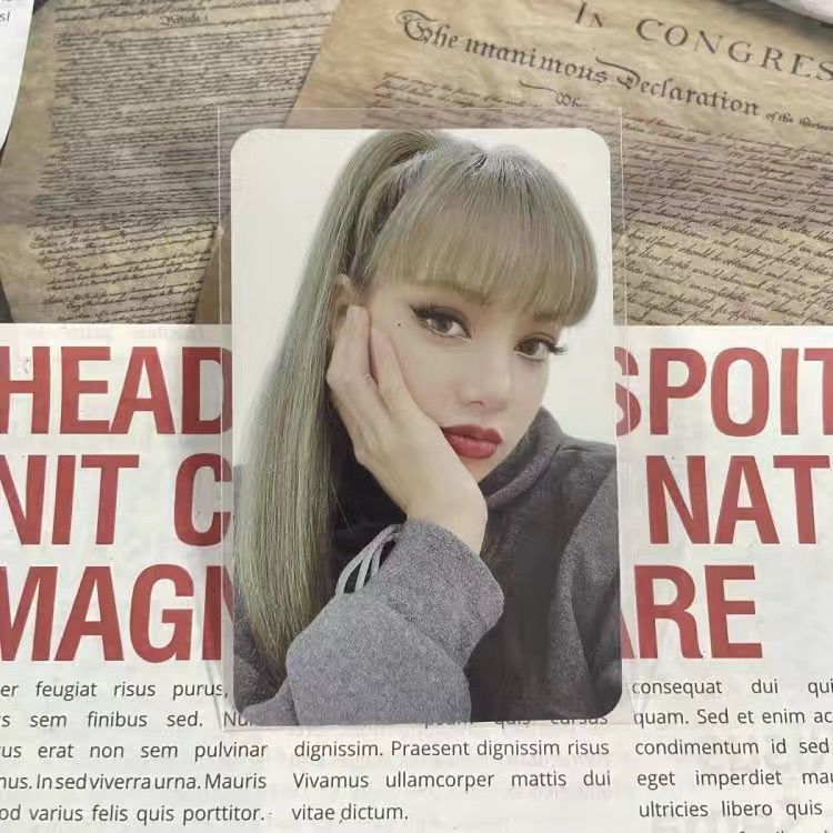 Thẻ chính hãng BLACKPINK thẻ đặc biệt solo LISA thẻ nhỏ Lisa