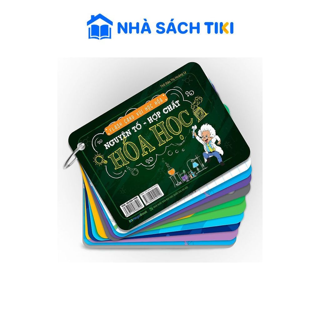 Sách Flashcard Vui Học Hóa: Nguyên Tố - Hợp Chất Hóa Học - Megabook