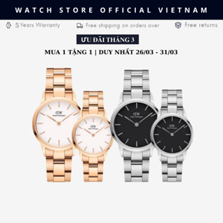 [Chính Hãng] Đồng Hồ Daniel  Iconic Link, Size 28-40mm, Dành Cho Nam Và Nữ, Đồng Hồ Chính Hãng
