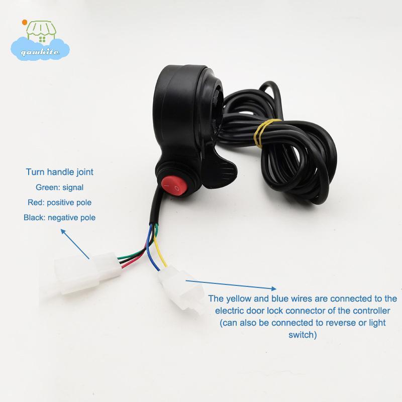 Vôn kế kỹ thuật số 12V-84V dành cho EBike và xe tay ga, kèm giá đỡ 22mm và dây cáp 2m