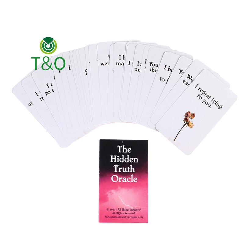 [T & O-t] The Hidden Truth Oracle Cards Card Party Prophecy Board Game [mới]