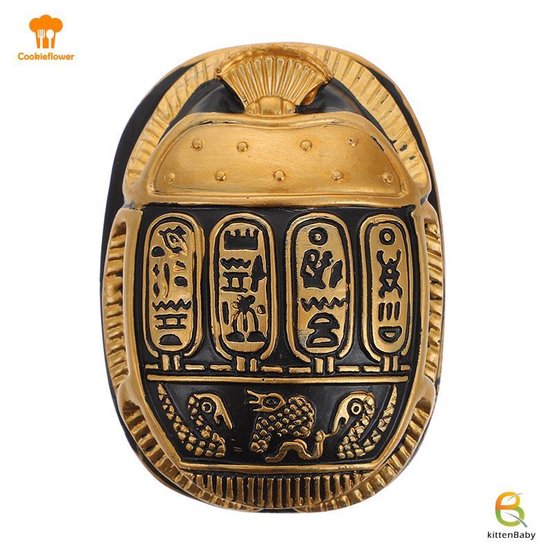 [Mèo con] Bùa hộ mệnh Ai Cập cổ đại Hình động vật Scarab Trang trí độc đáo Mini Scarab Beetle Lưu ni
