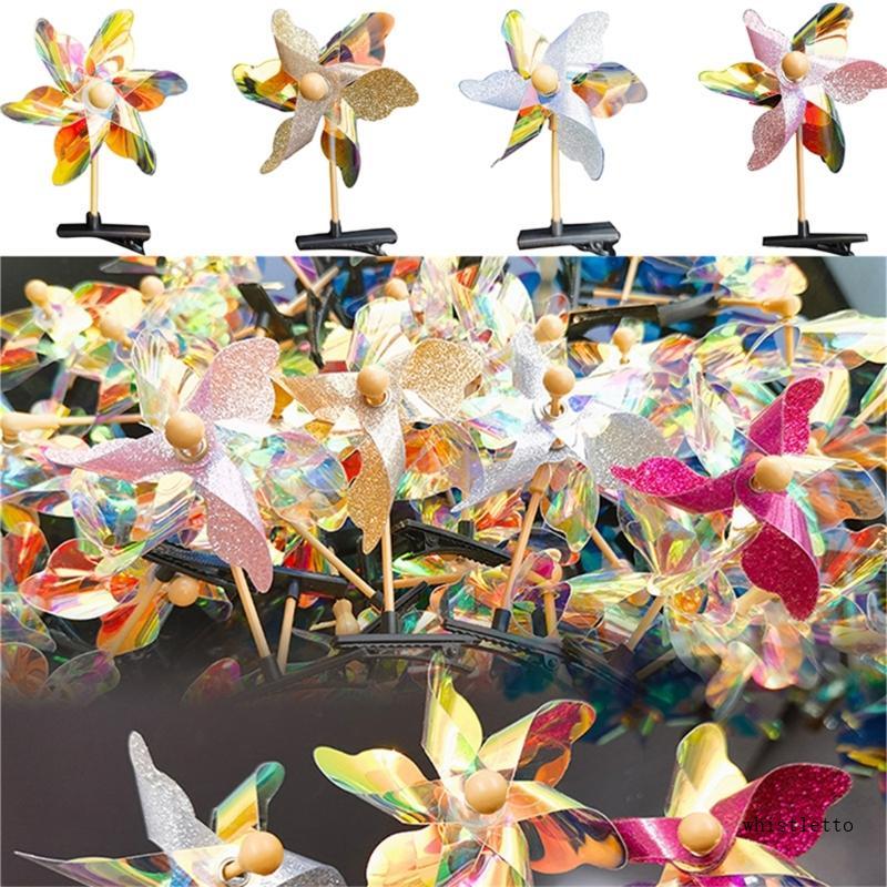 Kẹp tóc thẩm mỹ nhiều màu sắc, phù hợp cho trẻ em, style Y2K - 90s