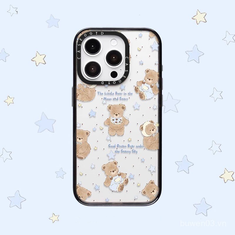 CASOSEFY Artist Đồng Thương Hiệu Gấu Nhỏ Động Vật Nhỏ Thích Hợp Cho iphone17 / 16promax15pro Girl 14