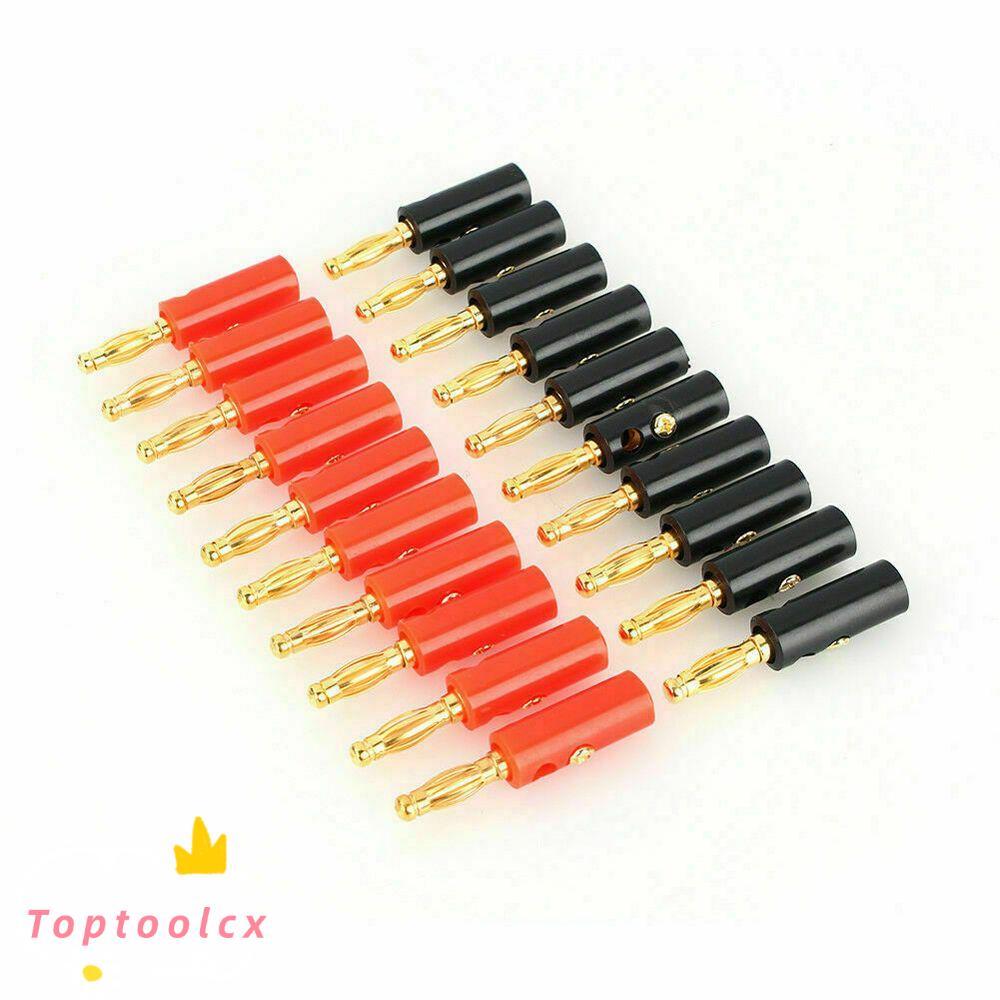 TOPTOOLCX Banana Plugs 4mm Bộ chuyển đổi điện tử tiêu dùng Jack âm thanh
